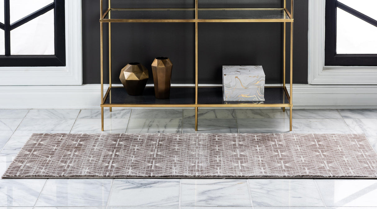 AaroLoom Moderner Geometrischer Teppich | Große Teppiche | Weich & Pflegeleicht | Stilvolle Dekoration für Zuhause