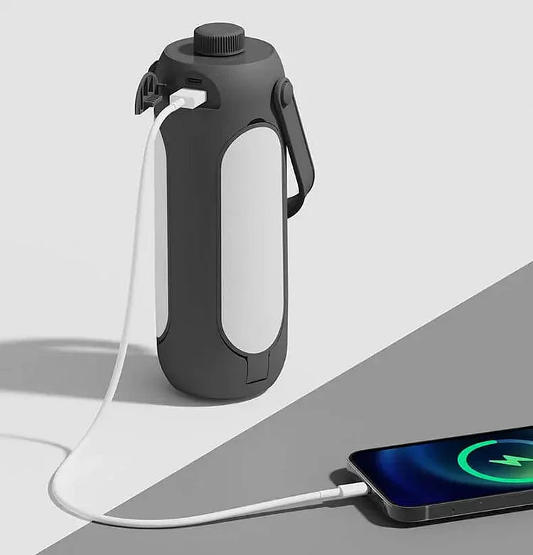 LumiTrail Tragbare LED Campinglaterne | Kabellos | Wasserfest | Outdoor Licht | Wiederaufladbar