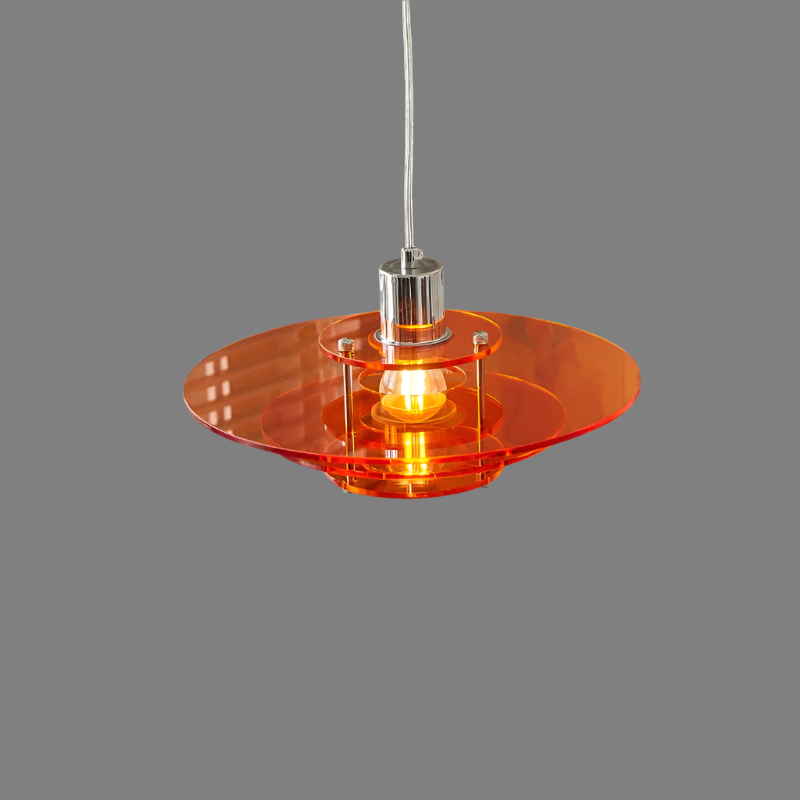 NovaGlow UFO Pendelleuchte im Retro-Design | Modern & Stilvoll | Perfekt für Esszimmer & Wohnzimmer