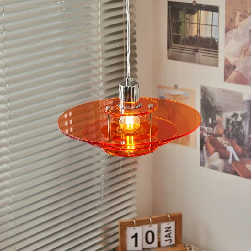 NovaGlow UFO Pendelleuchte im Retro-Design | Modern & Stilvoll | Perfekt für Esszimmer & Wohnzimmer