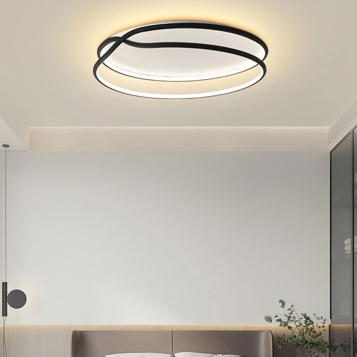 Circula Glow LED Deckenleuchte | Nordisches Minimalistisches Design | Modern & Dimmbar | Runde Form