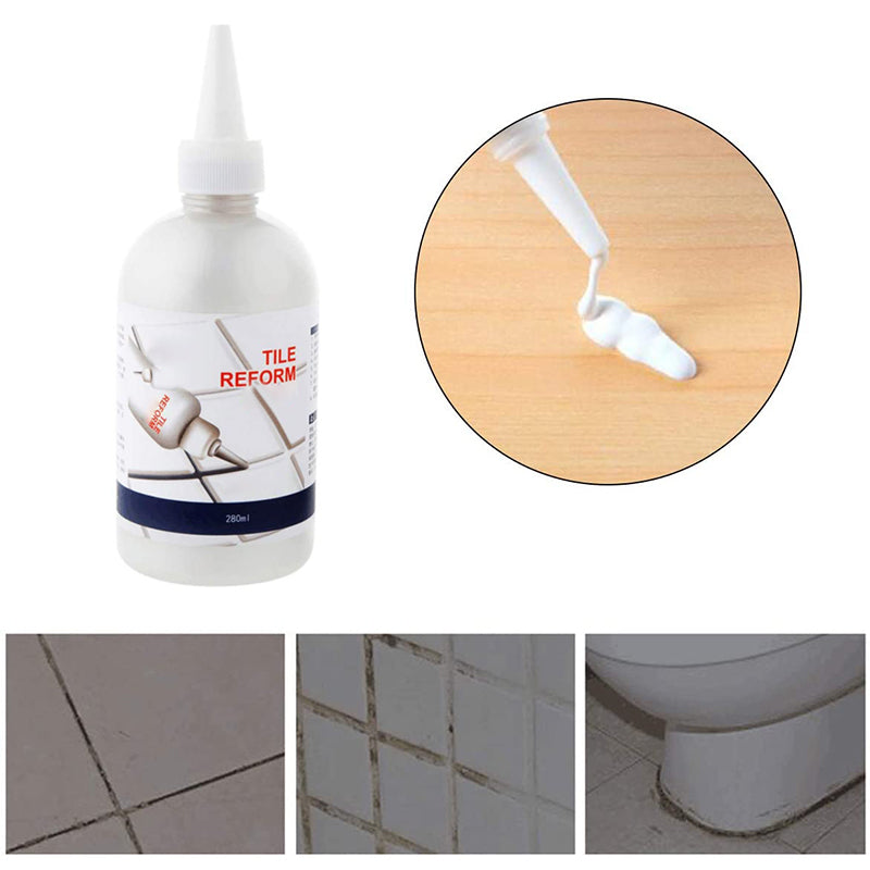 TileFix Fliesenfugenfüller | Perfekte Fugenreparatur | Fliesenreform für Zuhause