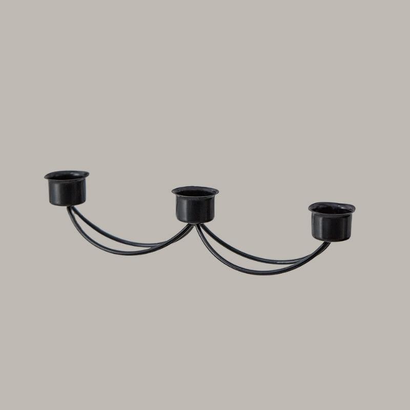 CandleLuxe Metall Kerzenhalter & Kandelaber | Modernes Design | In Gold & Schwarz erhältlich