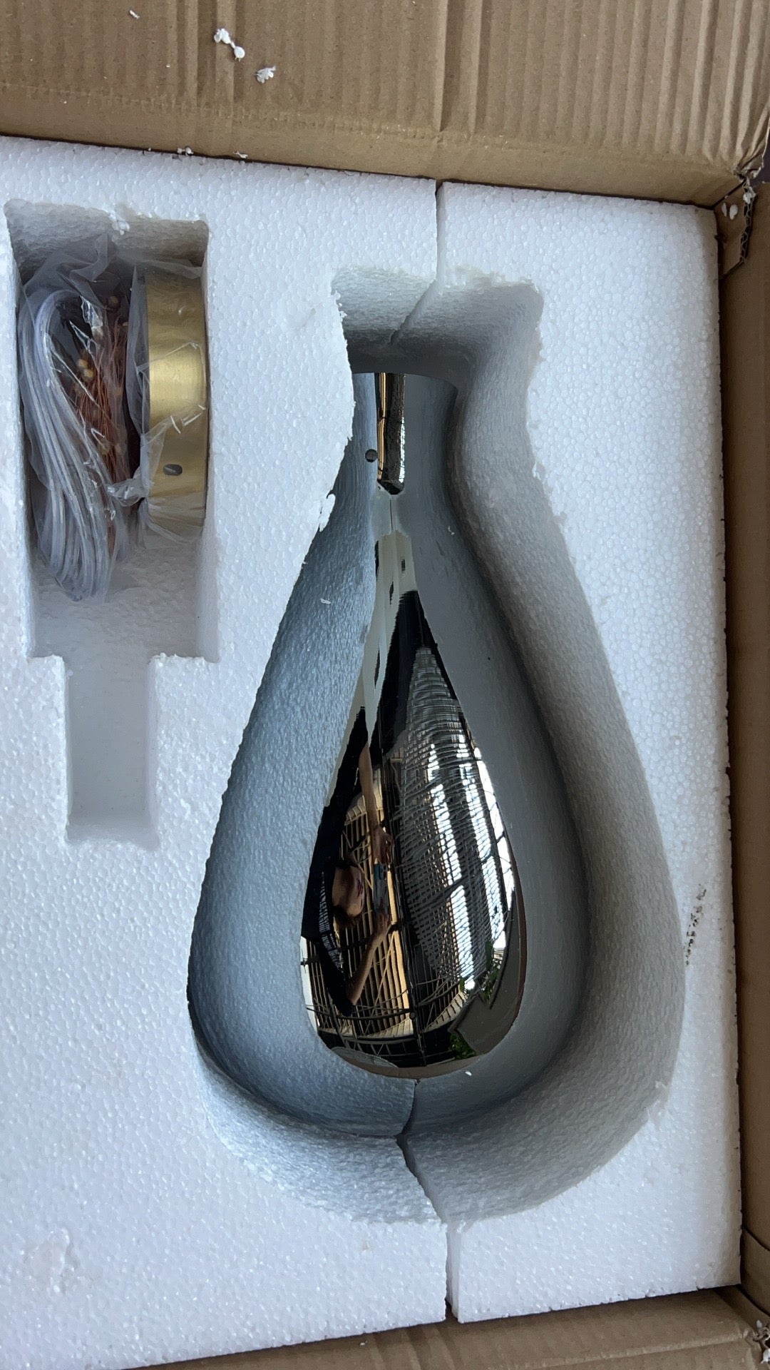 StarLuxe Moderne Graue Glas-Sternenhimmel Pendelleuchte | Dimmbar | Elegante Beleuchtung für Wohn- und Esszimmer