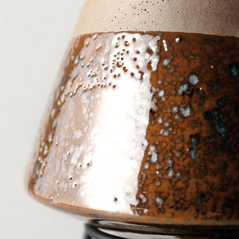 ClayDrop Teardrop Pflanztopf mit Untersetzer | Eleganter Tontopf für moderne Deko