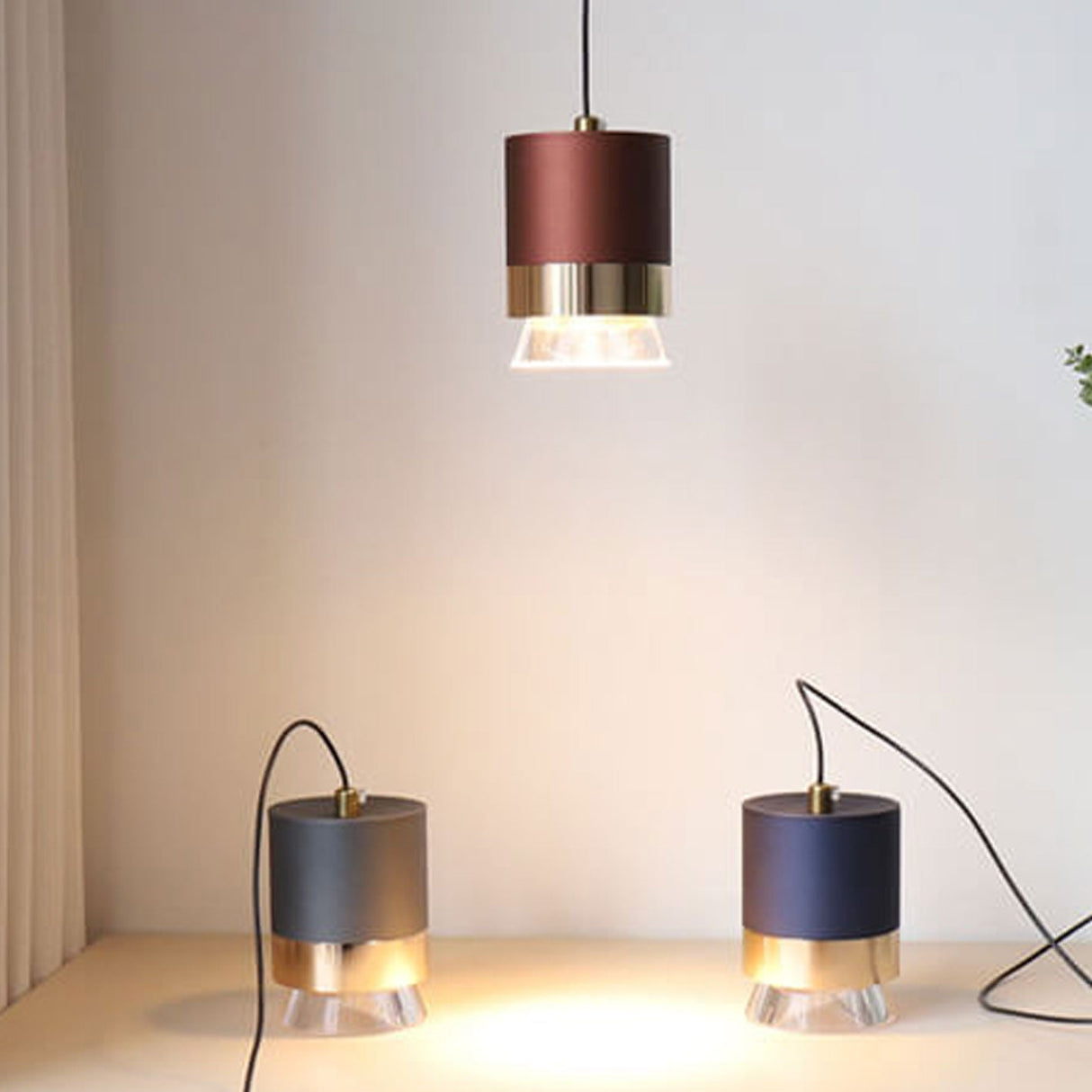 Lumosfera Nordic LED Pendelleuchte | Zylindrisches Design | Aluminium & Acryl | Warmes oder Weißes Licht