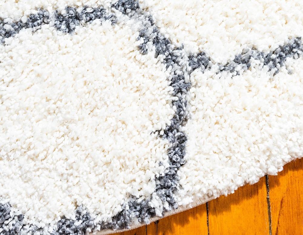 ShaggyLux - Moderner Hochflor Teppich mit Muster | Weich & Kuschelig | Perfekte Wohnraumdeko