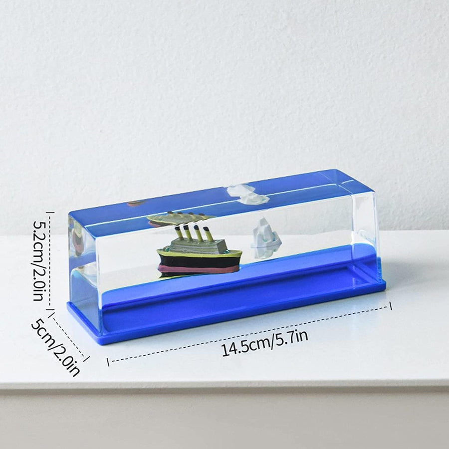 TitanSea Unsinkbares Schiff | Schwimmendes Modell | Kreative Deko | Für Zuhause & Kinderzimmer