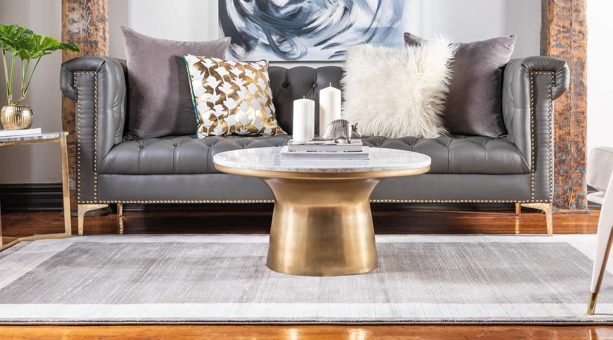 BorderLux - Moderner Teppich mit Randmuster | Zeitloses Design | Weich & Strapazierfähig