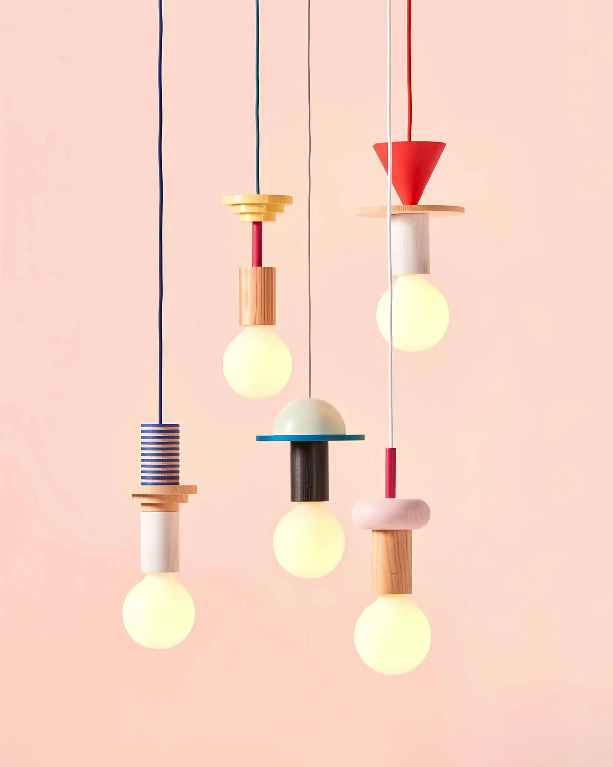 Kronleuchter in geometrischer Form von Memphis | Designer-Kronleuchter in 9 verschiedenen Stilen