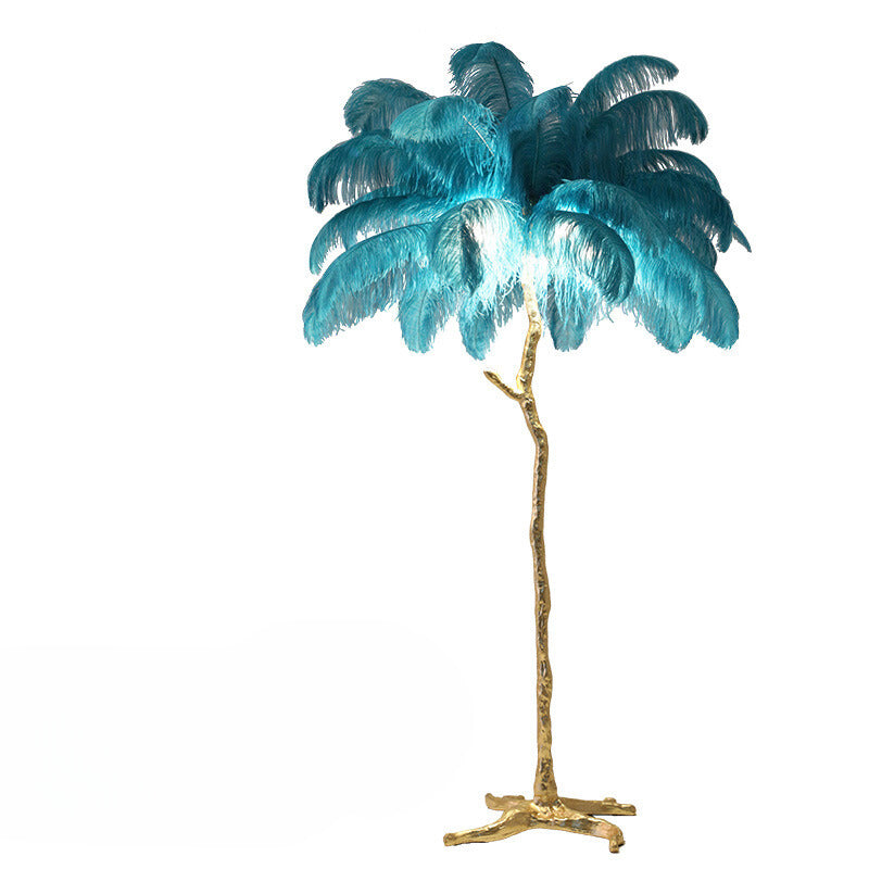 FeatherLuxe Elegante Federlampe | Modernes Design | Deko für Zuhause | Verschiedene Größen