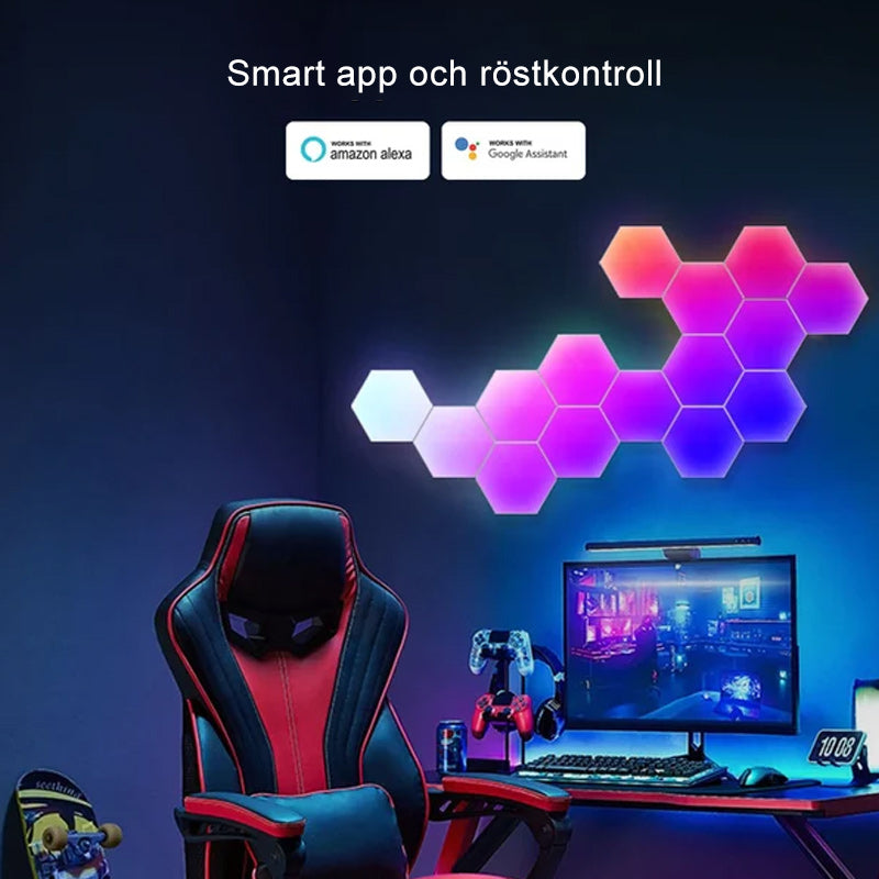 QuantumLight DIY Modul-Nachtlampe | Individuelles LED-Lichtdesign | Energiesparende Stimmungsleuchte