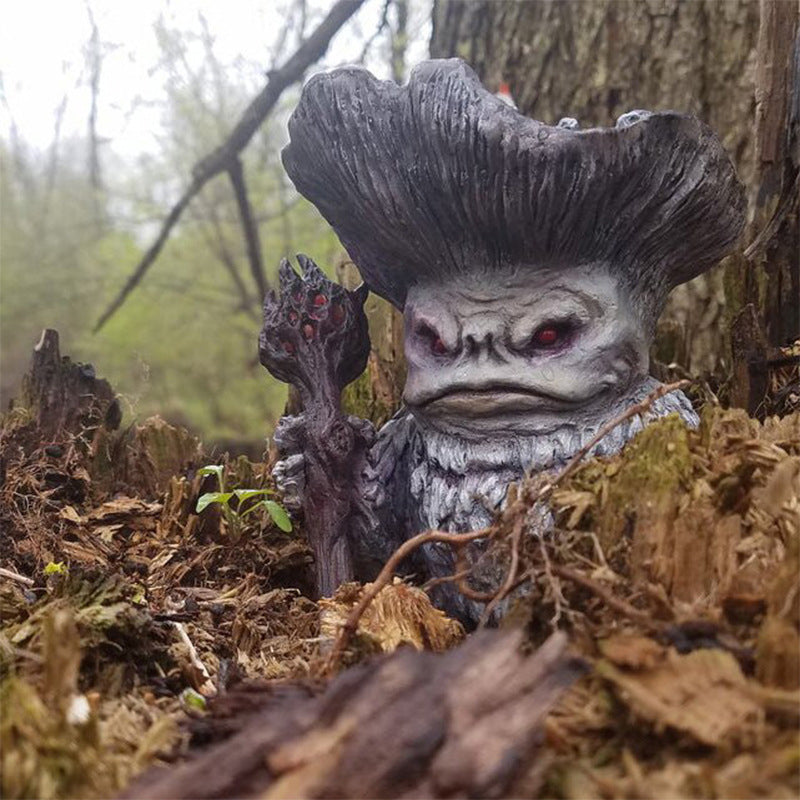 MystiMushroom Zauberer-Pilz-Ornamente | Dekoration aus Harz | Garten & Wohnbereich | Magische Akzente