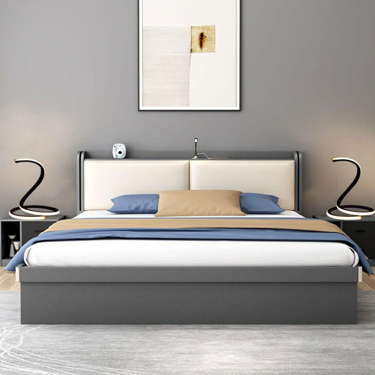 SerpenGlow LED Tischlampe | Kreatives Schlangen-Design | Touch-Dimming | Modern & Stilvoll