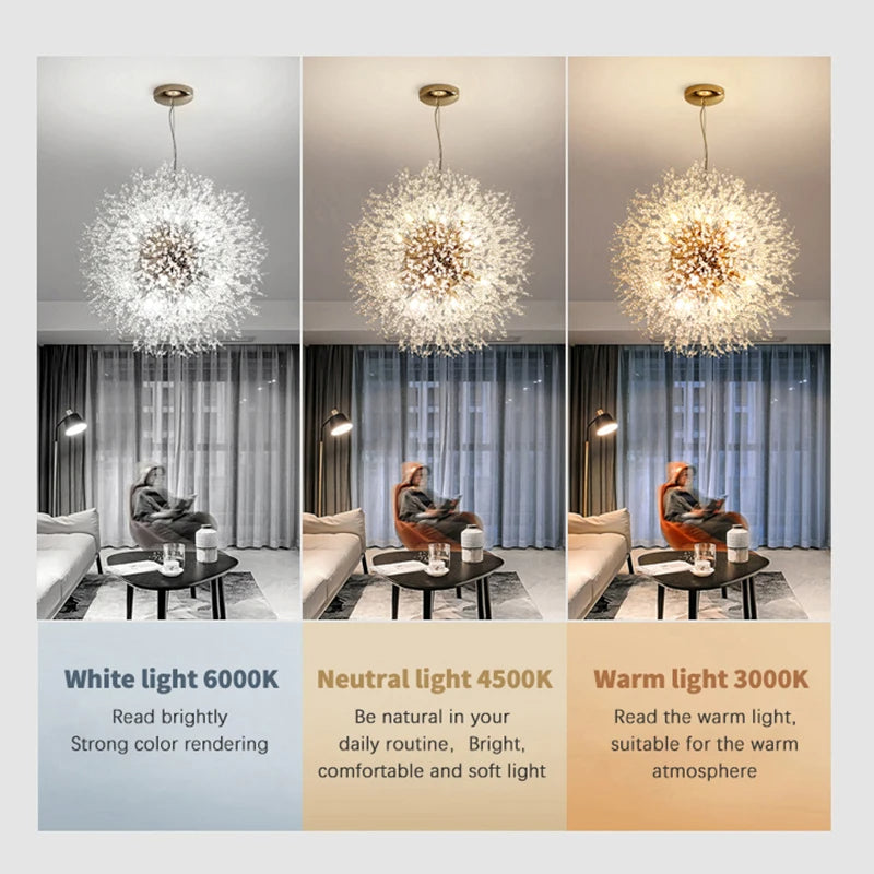 CrystalElegance Luxus-Kronleuchter aus Kristallglas | Premium Deckenleuchte | Glamour für Wohnzimmer, Esszimmer und mehr