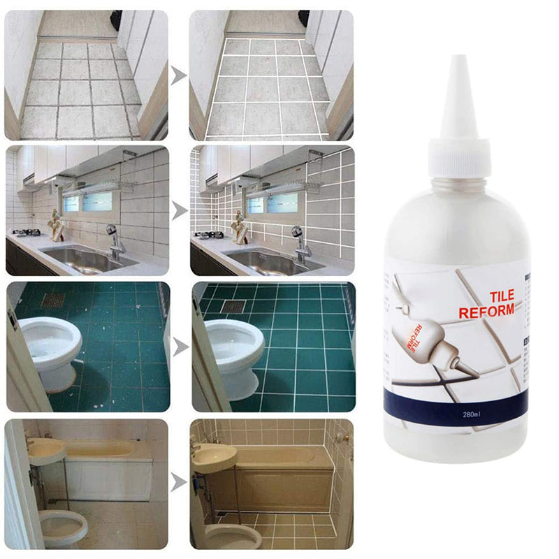 TileFix Fliesenfugenfüller | Perfekte Fugenreparatur | Fliesenreform für Zuhause