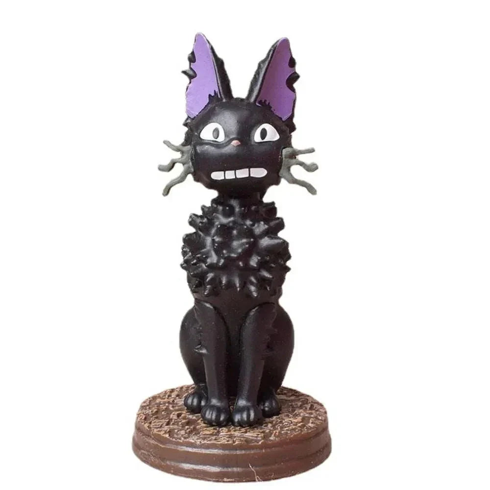 MagicWhisker Cartoon Schwarze Katze Figuren Set | 6-teilig | PVC Action Spielzeug | Kinder Geburtstagsgeschenk