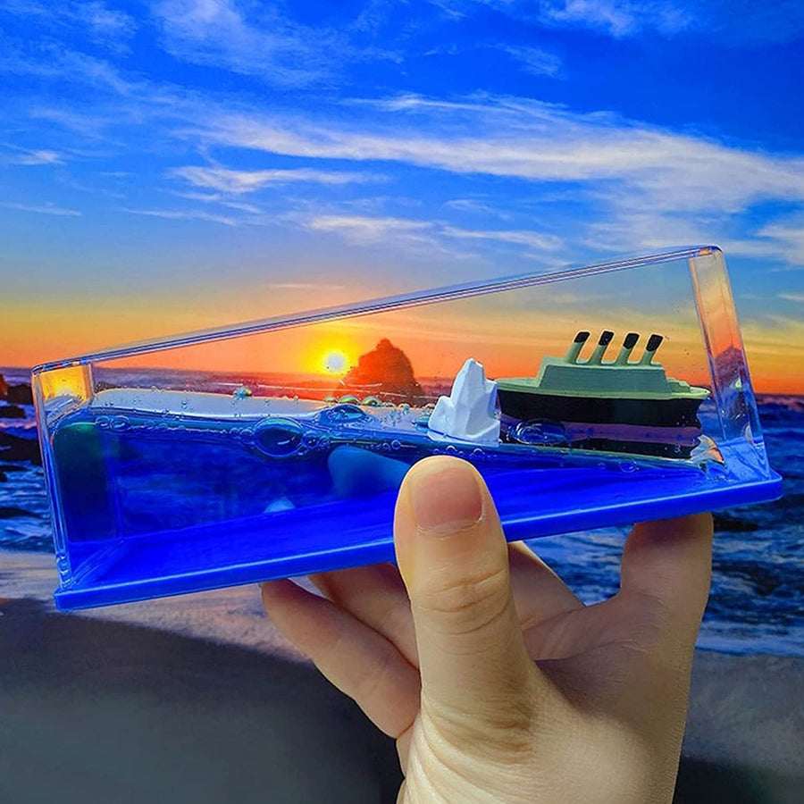 TitanSea Unsinkbares Schiff | Schwimmendes Modell | Kreative Deko | Für Zuhause & Kinderzimmer