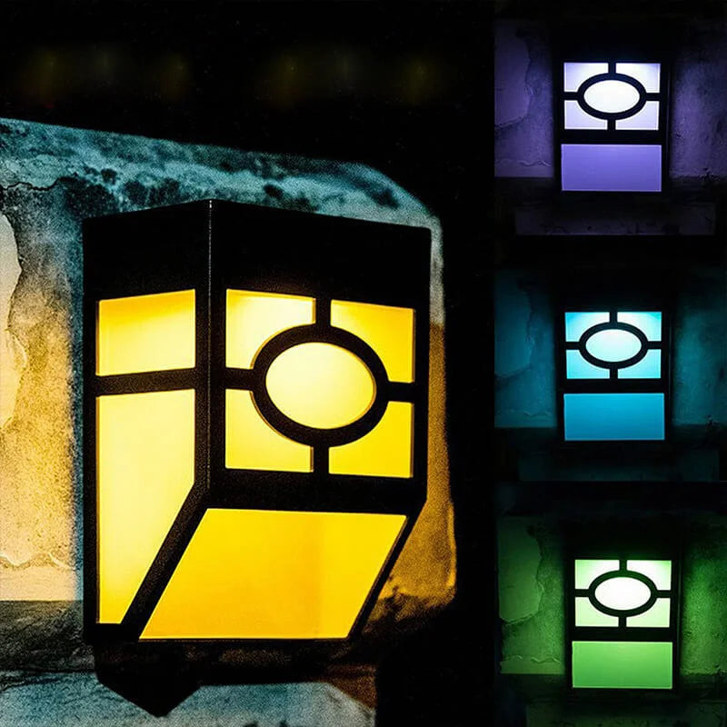 SolarLoom Outdoor LED Wandleuchten | Solarbetrieben | Wetterfest | Perfekt für Garten & Terrasse (2er-Set)