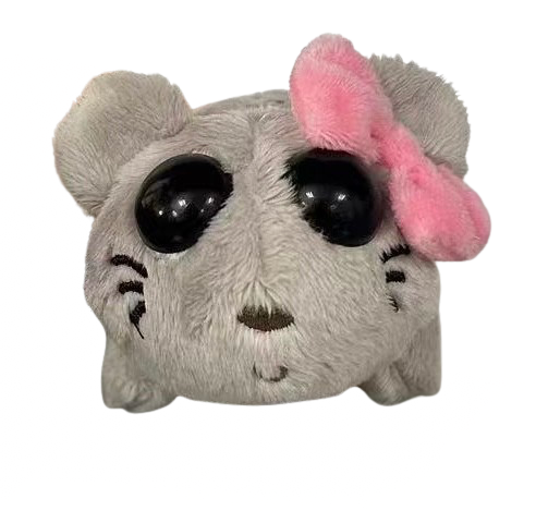 PlushHam Sad Hamster Kuscheltier | Lustiges Meme-Design | Mit oder ohne Sound | Perfekt zum Kuscheln & Verschenken