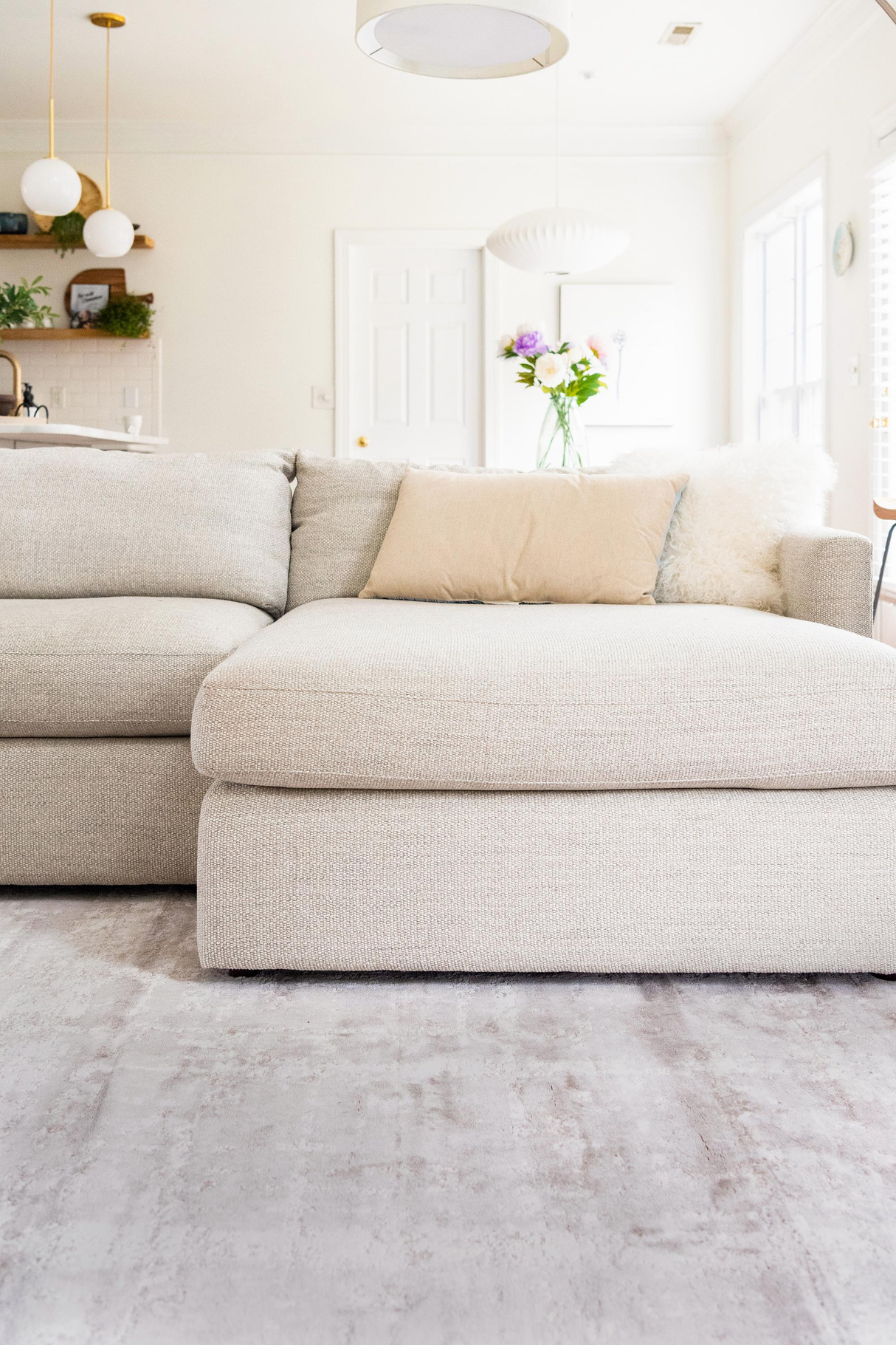 FadedLux Moderner Vintage Teppich | Weicher Bereichsteppich | Stilvolle Wohnkultur | Hochwertig und langlebig