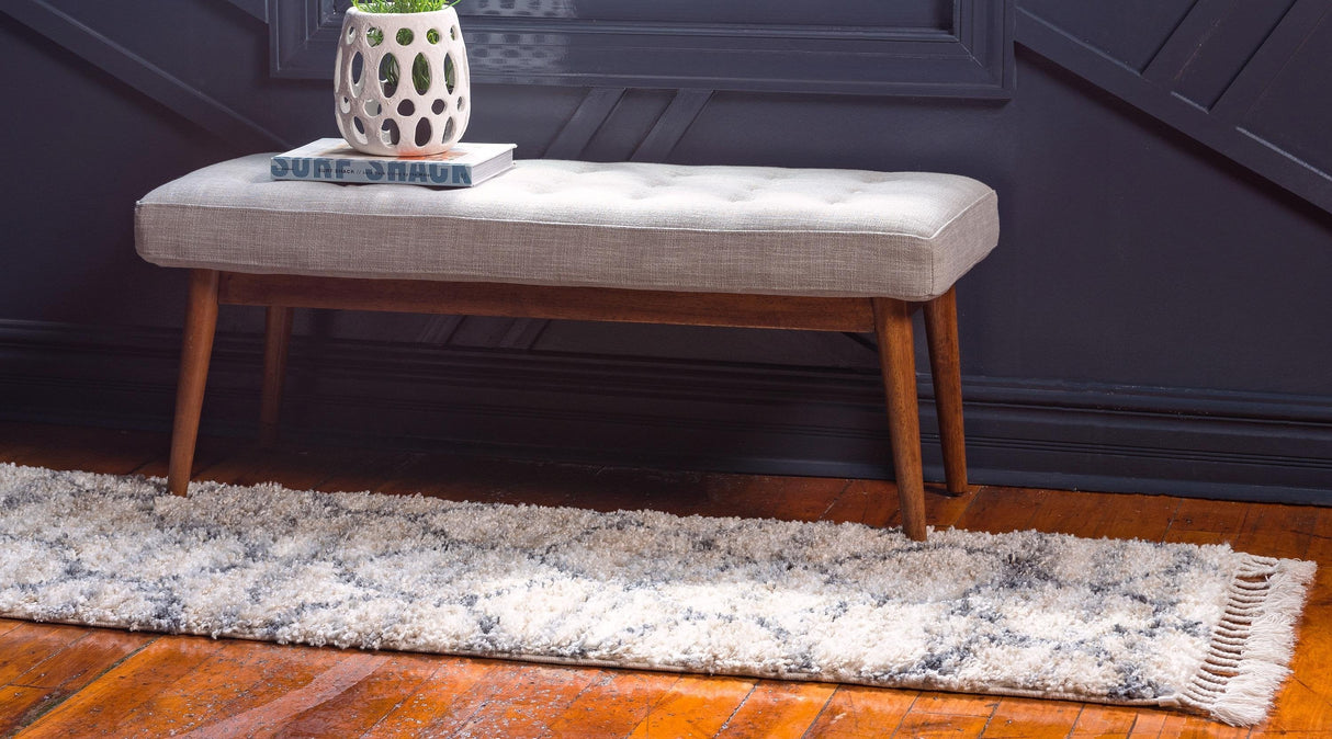 ShaggyLux - Moderner Hochflor Teppich mit Muster | Weich & Kuschelig | Perfekte Wohnraumdeko