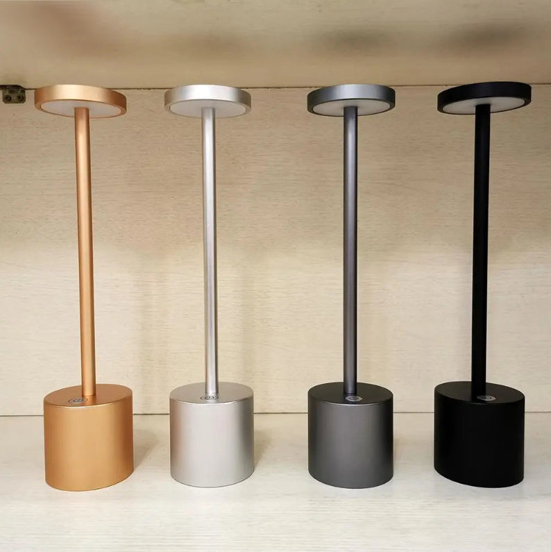 LumaLite Wiederaufladbare LED-Tischlampe | Kabellos | Dimmbar | Modernes Design für Restaurants und Zuhause