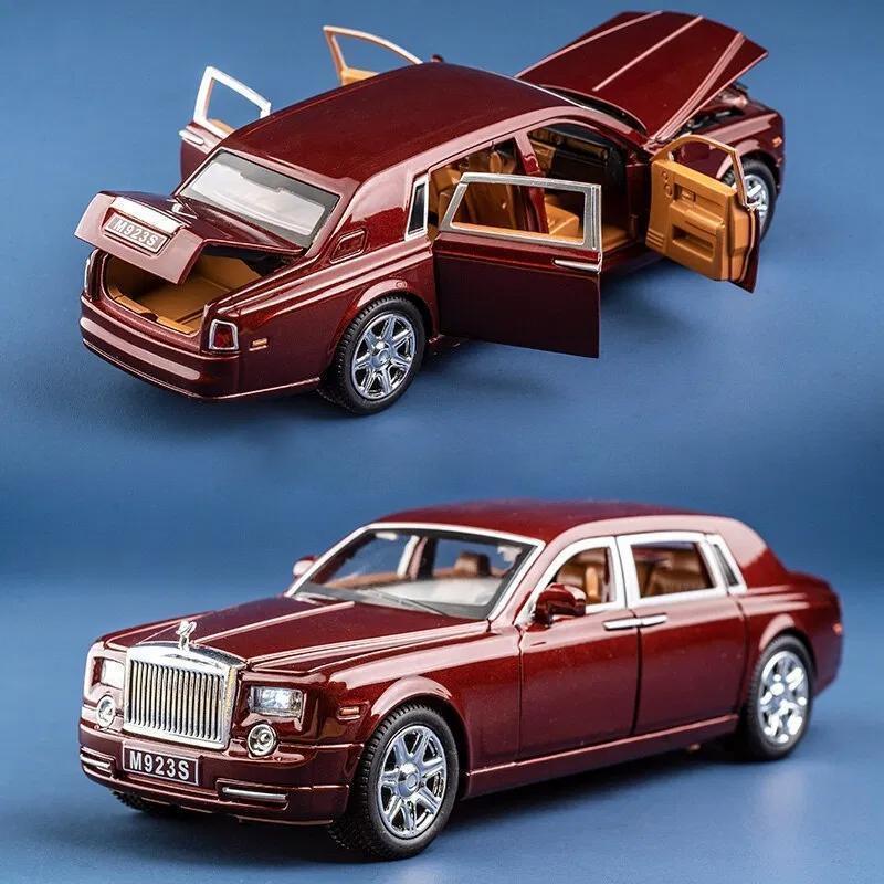 PhantomDrive Luxus-Automodell | Rolls-Royce Phantom Replik aus Legierung | Sammlerstück in Schwarz oder Rot