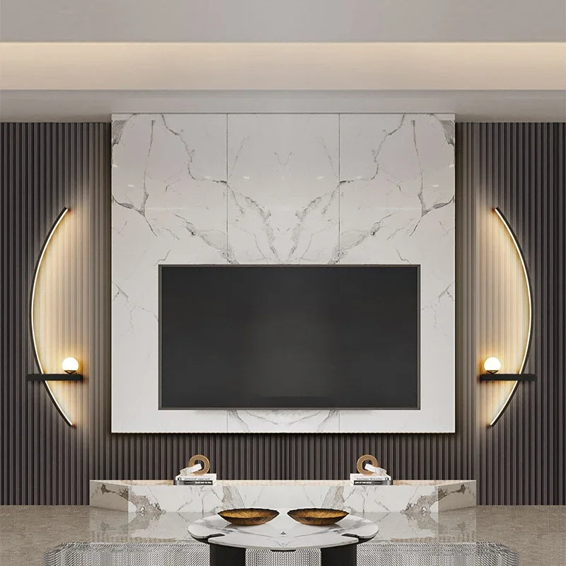 GlaxoLoom LED Wandleuchte | Minimalistisches 2er-Set | Modernes Design | Energiesparend | Perfekt für Zuhause