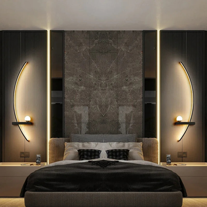 GlaxoLoom LED Wandleuchte | Minimalistisches 2er-Set | Modernes Design | Energiesparend | Perfekt für Zuhause