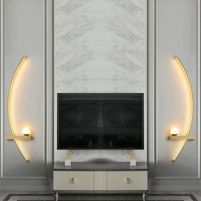 GlaxoLoom LED Wandleuchte | Minimalistisches 2er-Set | Modernes Design | Energiesparend | Perfekt für Zuhause