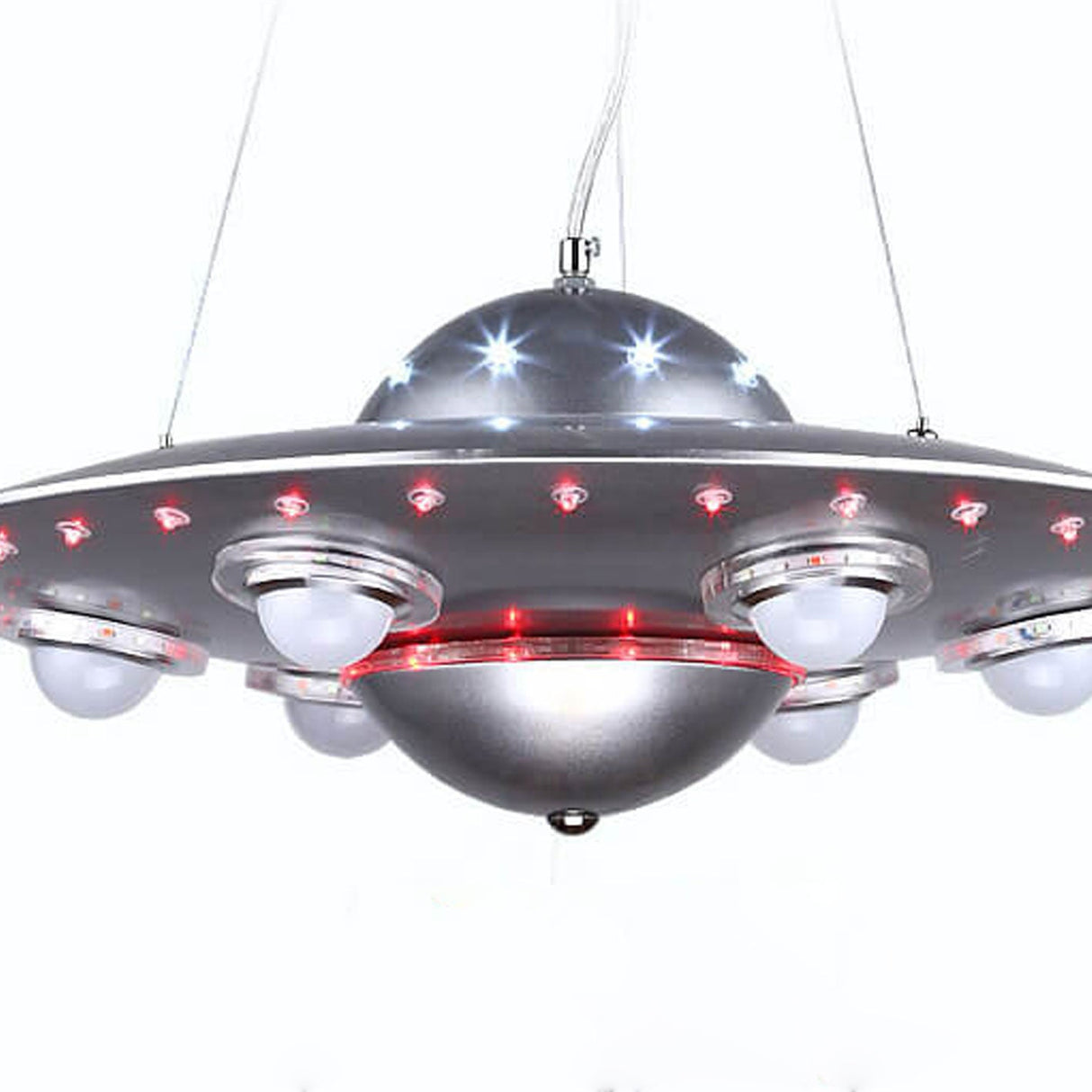 StarCruze Kids LED Kronleuchter | UFO-Design | Fliegende Untertasse | Kreative Beleuchtung für Kinderzimmer