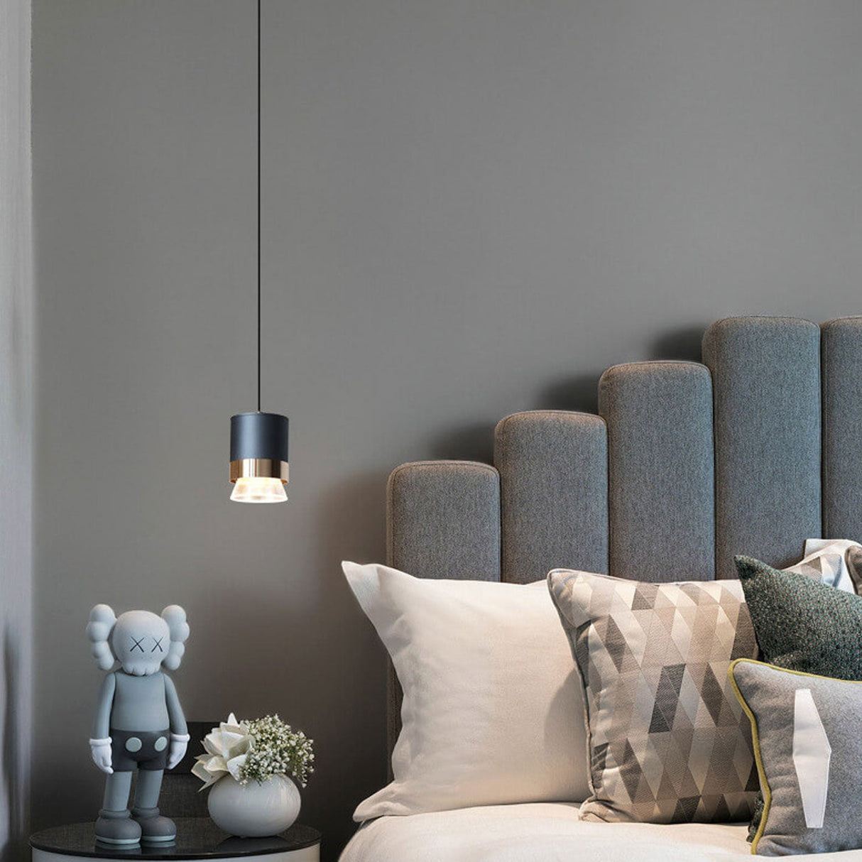 Lumosfera Nordic LED Pendelleuchte | Zylindrisches Design | Aluminium & Acryl | Warmes oder Weißes Licht