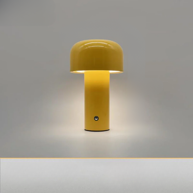 PowerMush Wiederaufladbare LED Pilzlampe | Stimmungslicht | Kabellose Tischlampe für Zuhause