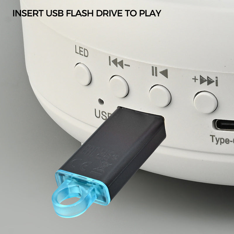 StarSync Bluetooth Audio Sternenlicht Projektor | LED Galaxy Lampe | Atmosphärisches Dekor