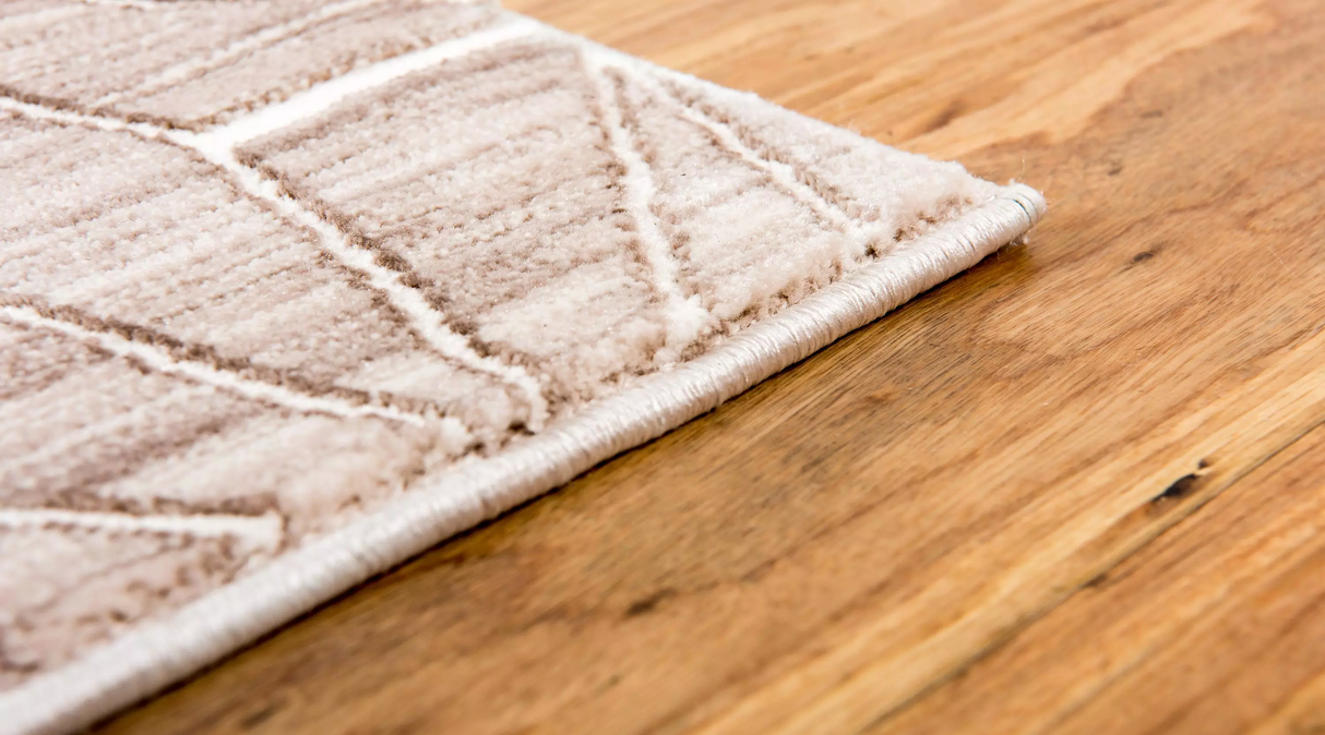 AaroLoom Moderner Geometrischer Teppich | Große Teppiche | Weich & Pflegeleicht | Stilvolle Dekoration für Zuhause