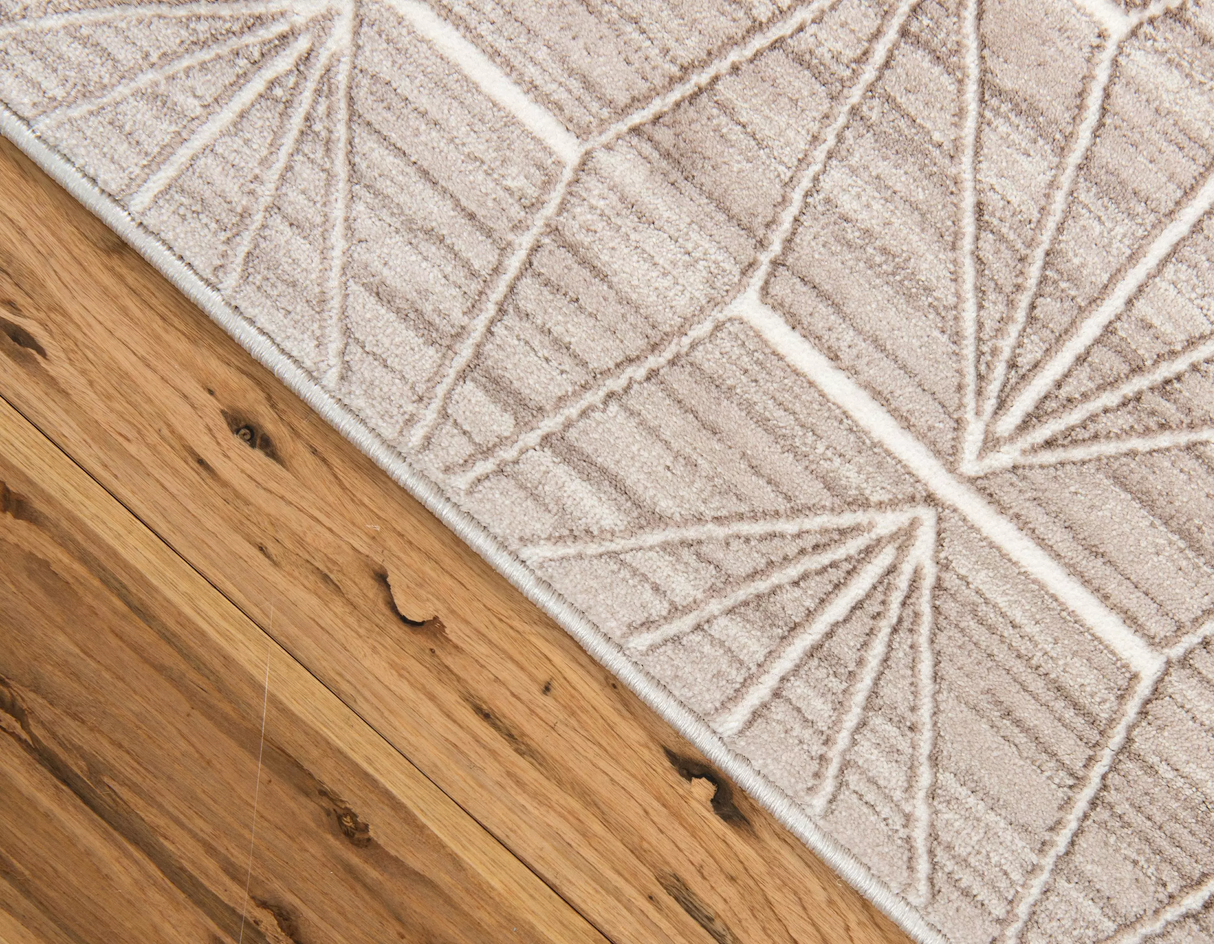 AaroLoom Moderner Geometrischer Teppich | Große Teppiche | Weich & Pflegeleicht | Stilvolle Dekoration für Zuhause