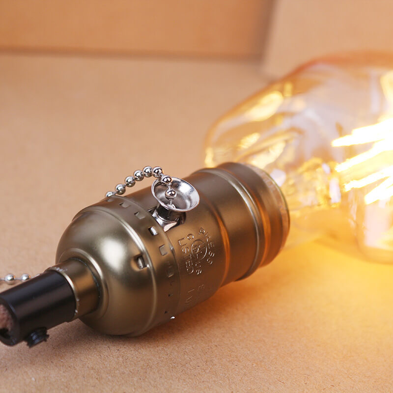 GlowForge Retro Pendelleuchte | Einflammig | Vintage Design in 3 Formen | Deko-Lampe für Zuhause