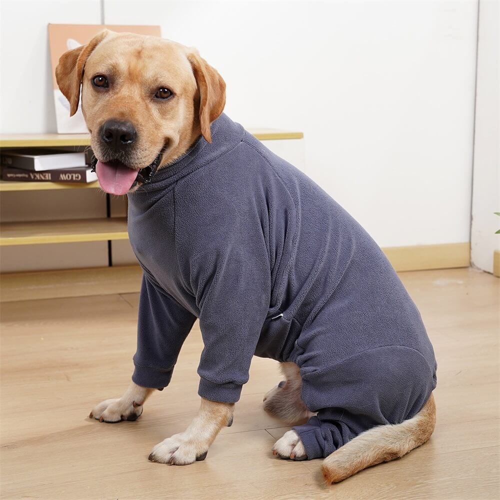 SnugTail Fleece Hundepyjamas | Kuschelige Schlafbekleidung | Für Große Hunde | Komfortabel und Warm