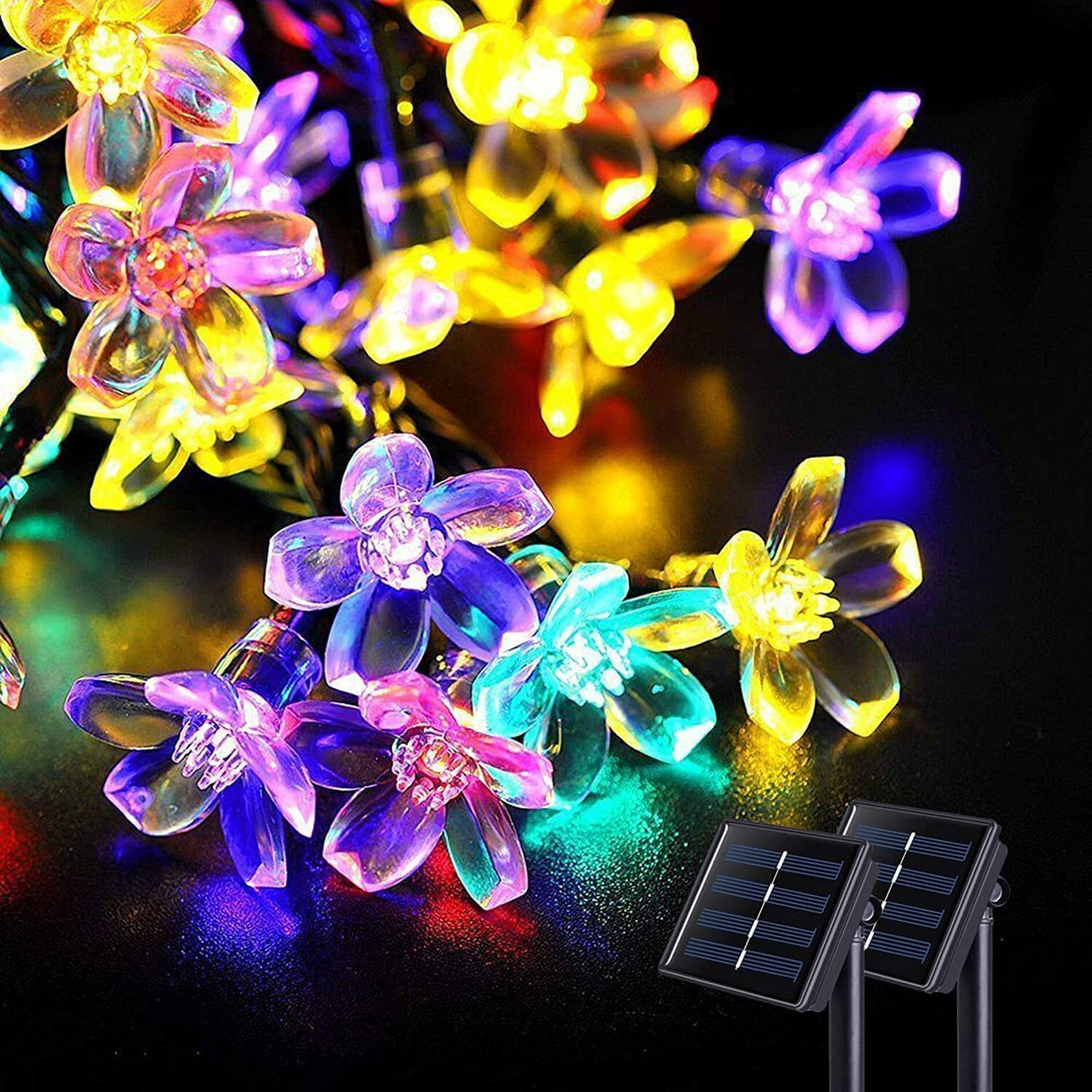 Floribelle Solar Sakura Lichterkette | LED Kirschblüten | Wasserdicht | Outdoor Partylicht