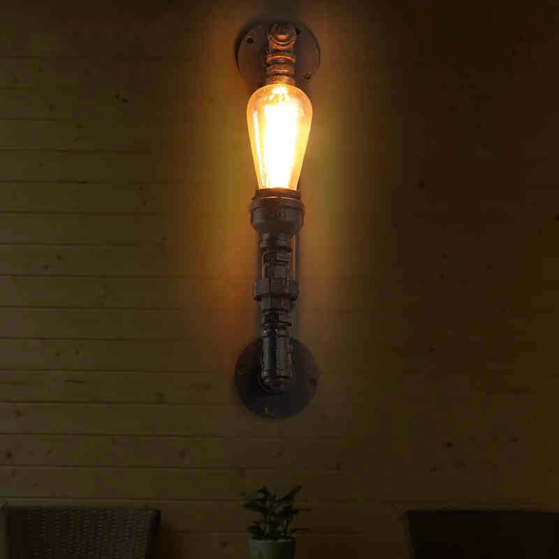 RustikLume Industrial Wandleuchte | Retro-Design | Pipe-Style Lampe | Wandbeleuchtung für Zuhause