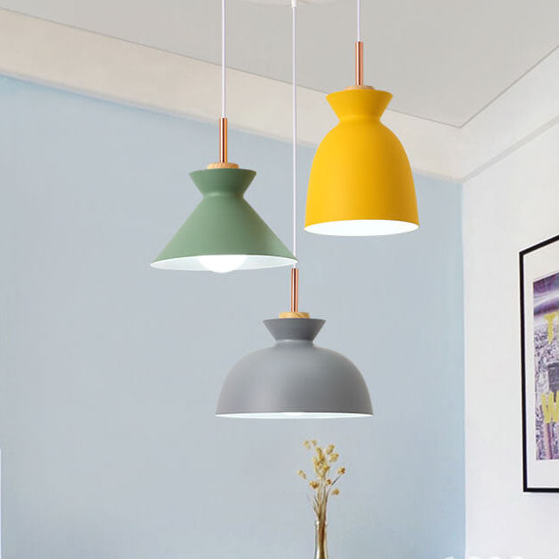 AuroraLite Nordic Pendelleuchte | Metall-Design | 1-Licht | Moderne Farboptionen