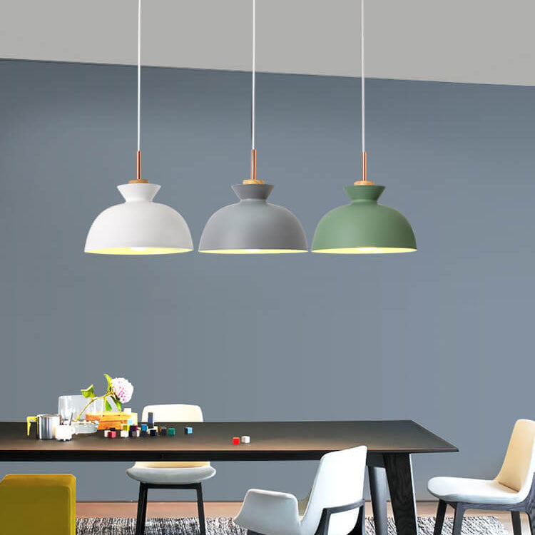 AuroraLite Nordic Pendelleuchte | Metall-Design | 1-Licht | Moderne Farboptionen