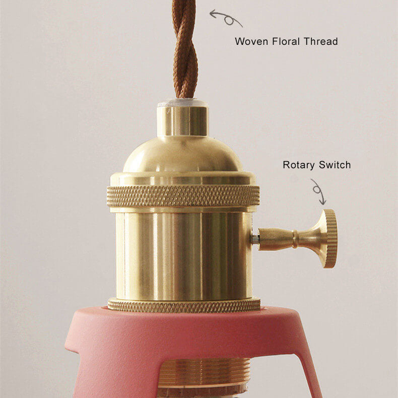 UrbanGlow Industrielle Pendelleuchte | Farbige Barn Shade Hängeleuchte | 1-flammig für Küche & Esszimmer