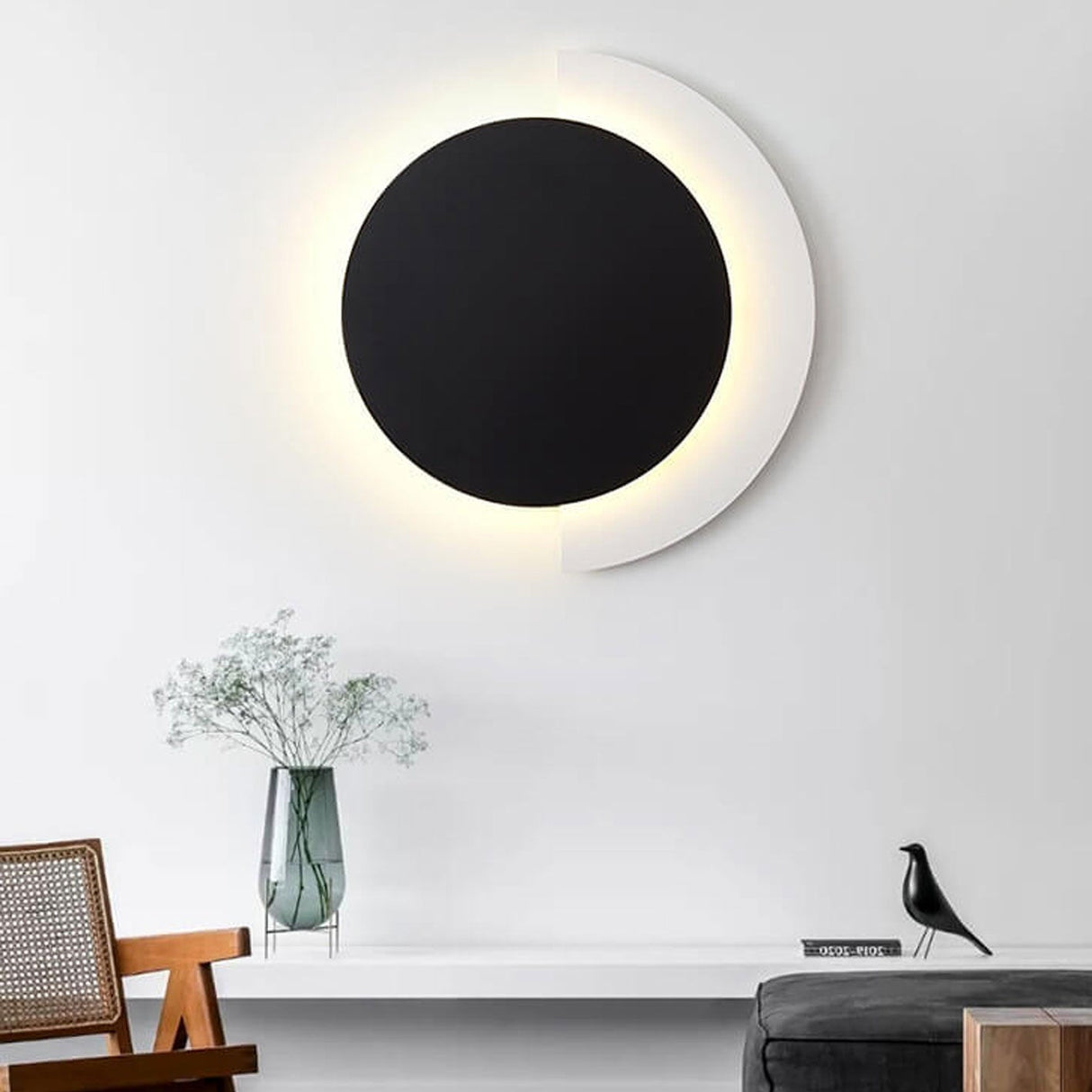 Artivian Glow LED Wandleuchte | Nordisches Design | Eisen & Acryl | Modern & Dimmbare Beleuchtung