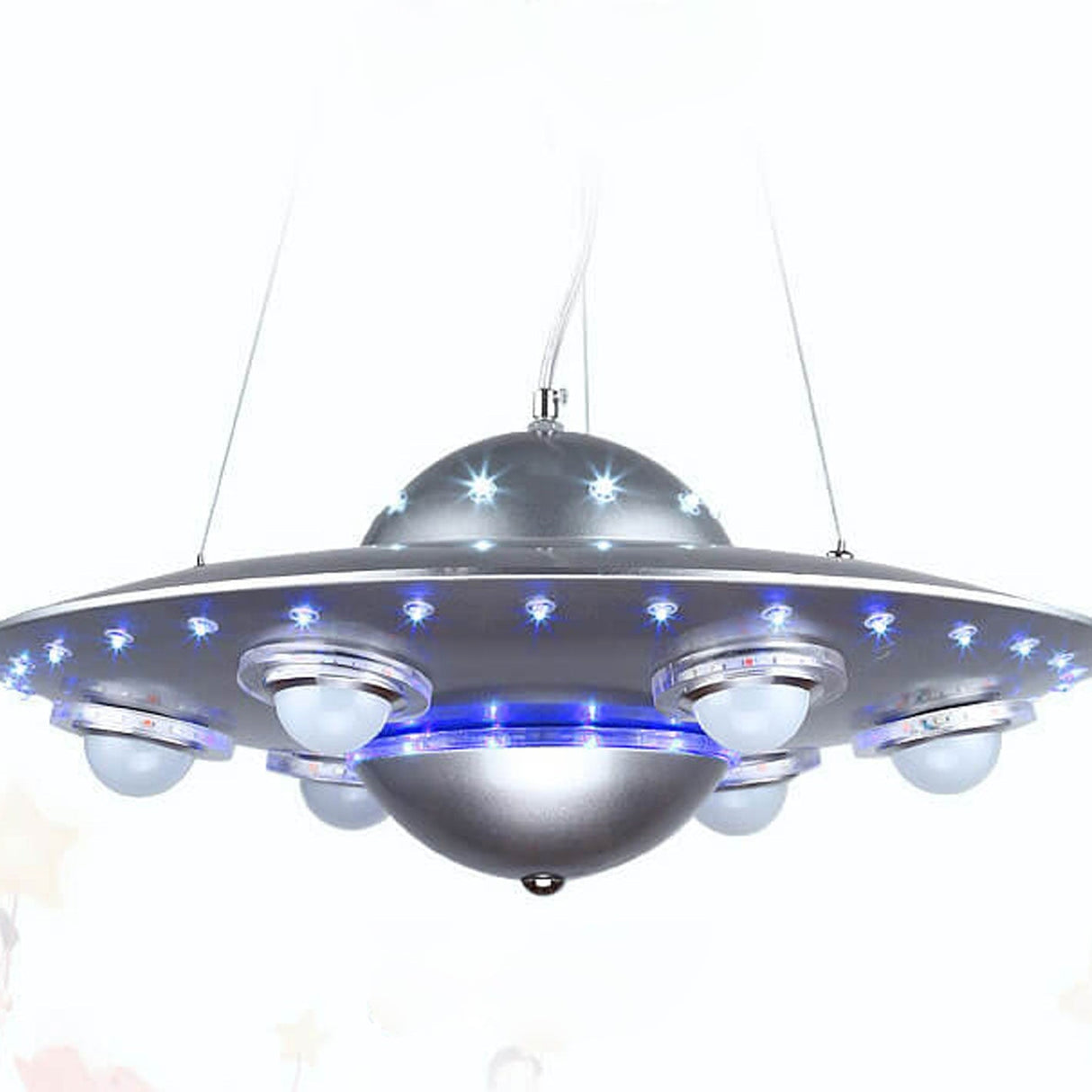StarCruze Kids LED Kronleuchter | UFO-Design | Fliegende Untertasse | Kreative Beleuchtung für Kinderzimmer