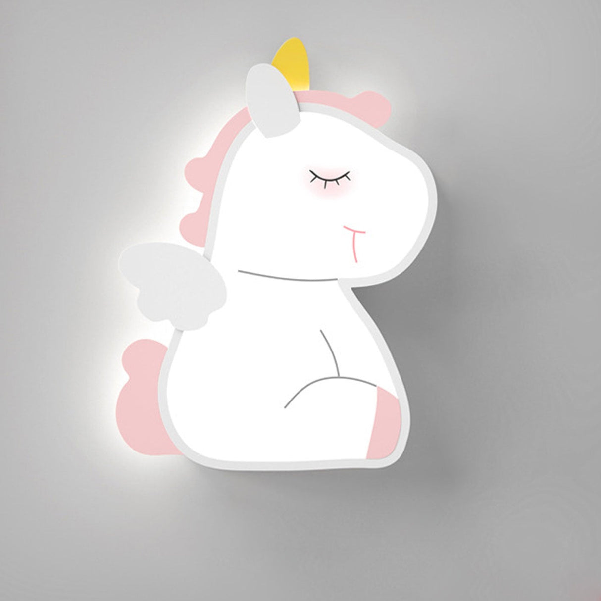 GlowBunny LED Kinder Wandleuchte | Kreatives Design | Einhorn & Hase | Dimmbar & Modern