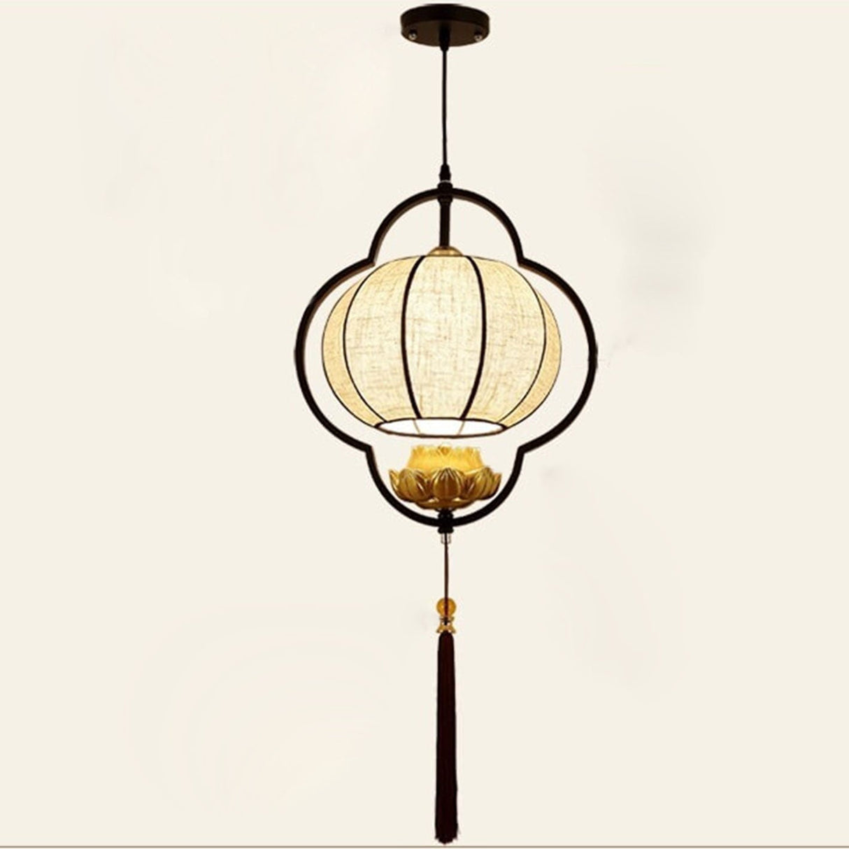 Zeniron Glow Pendelleuchte | Chinesisches Retrodesign | Luxus in Schmiedeeisen | Einzigartige Beleuchtung