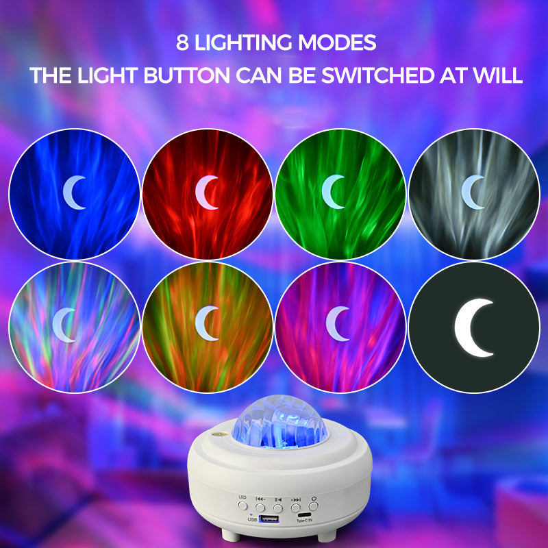 StarSync Bluetooth Audio Sternenlicht Projektor | LED Galaxy Lampe | Atmosphärisches Dekor