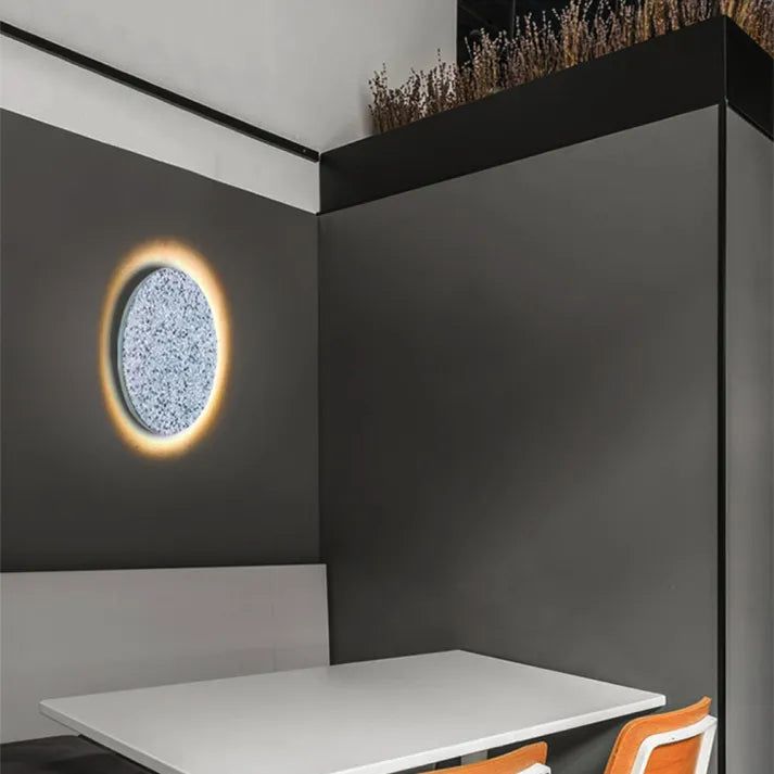 TerraLume Wandleuchte | Nordic Design | Terrazzo-Lampe für Treppenhaus & Flur | LED-Beleuchtung